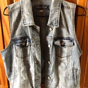 Maurices Denim Vest (L)